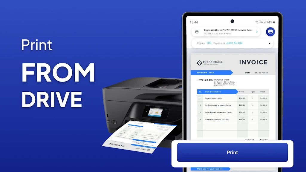 Mobile Printer: Print & Scan Capture d'écran 2