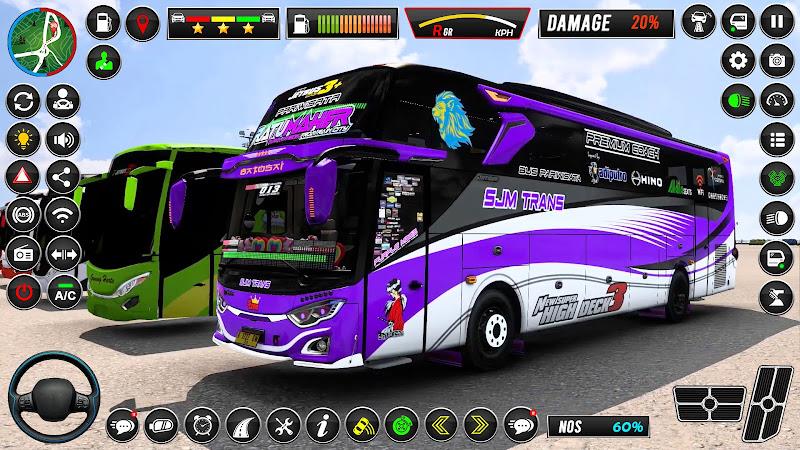 Luxury Coach Bus Driving Game स्क्रीनशॉट 2