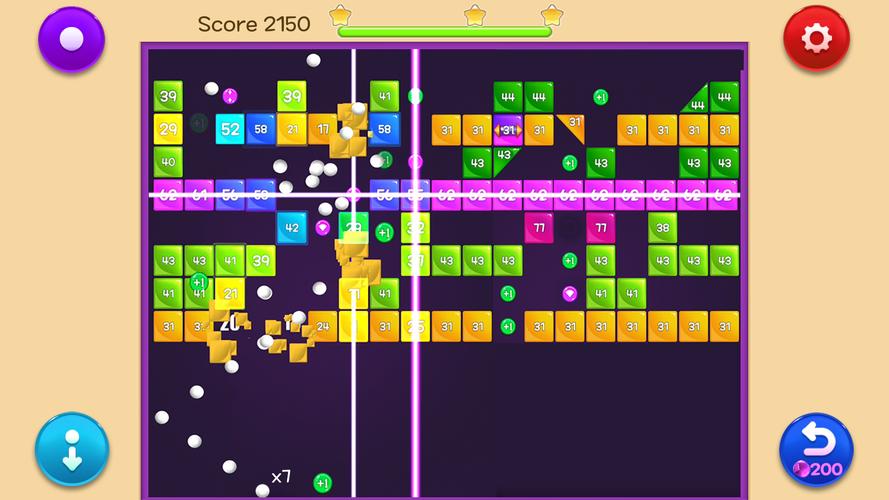 Jewel Bricks Breaker Captura de pantalla 1