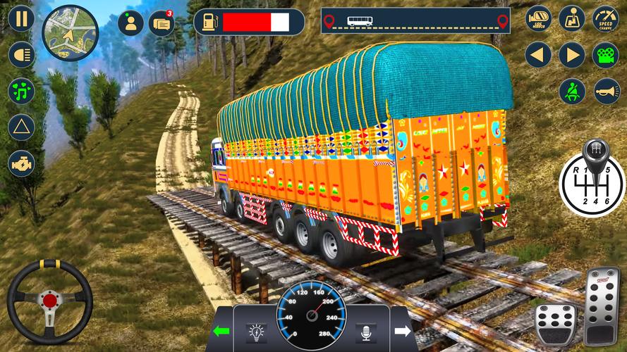 Indian Truck Drive Lorry Games Captura de pantalla 3