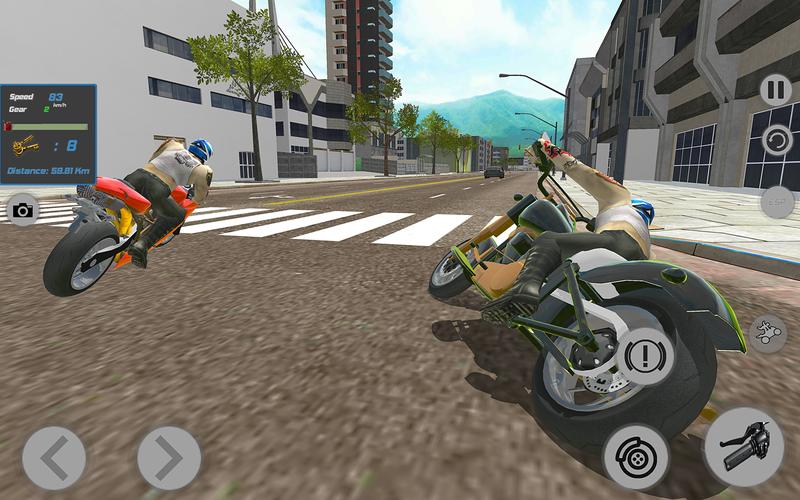 Motorbike Rush Drive Simulator Captura de pantalla 3