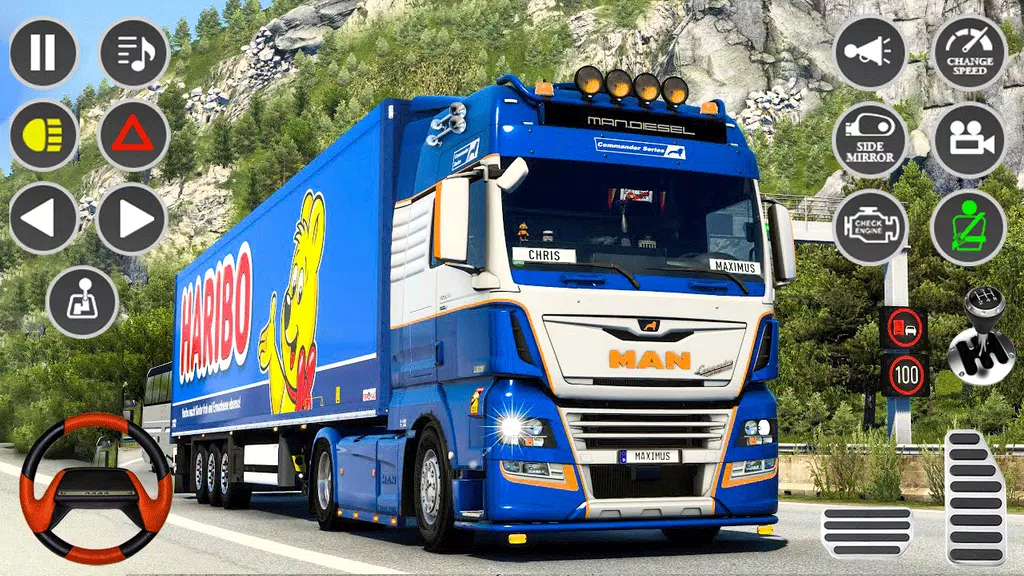 Real Truck Parking Truck Drive Captura de pantalla 2