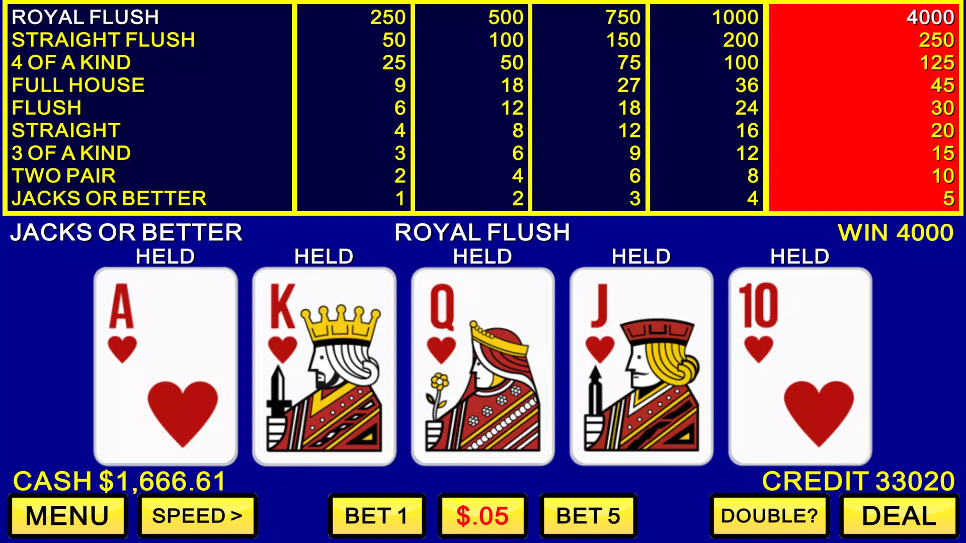 Video Poker Casino Screenshot 0