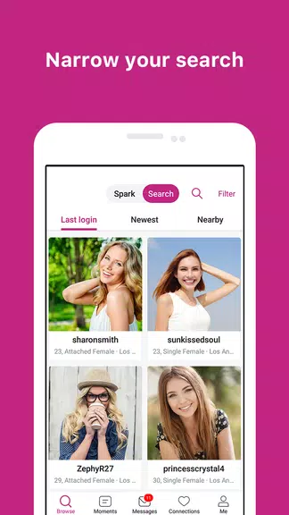 Pure Affair NSA Hookup Finder App - Hook up Dating Screenshot 1