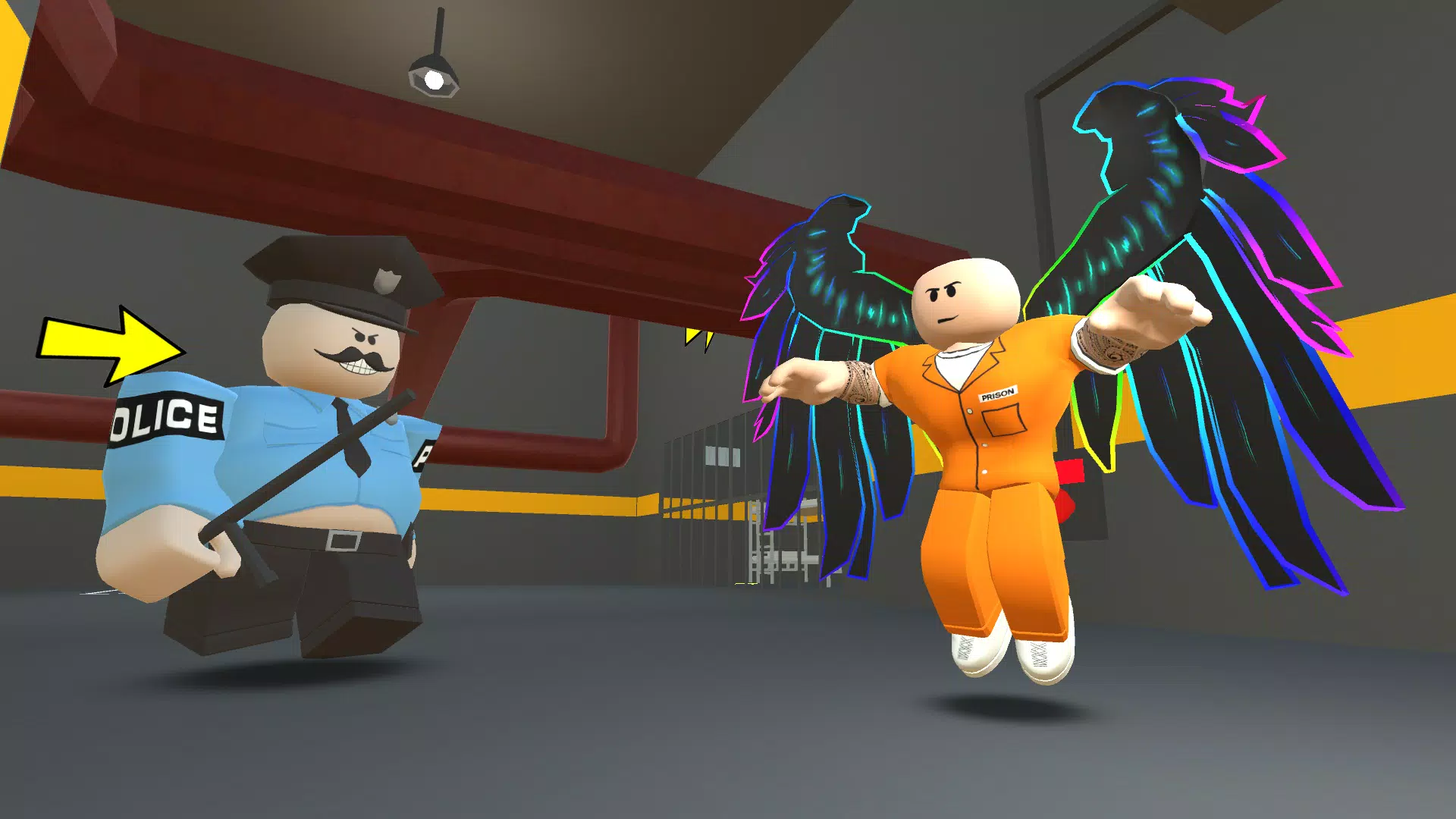 Obby Prison Escape from Barry Tangkapan skrin 0