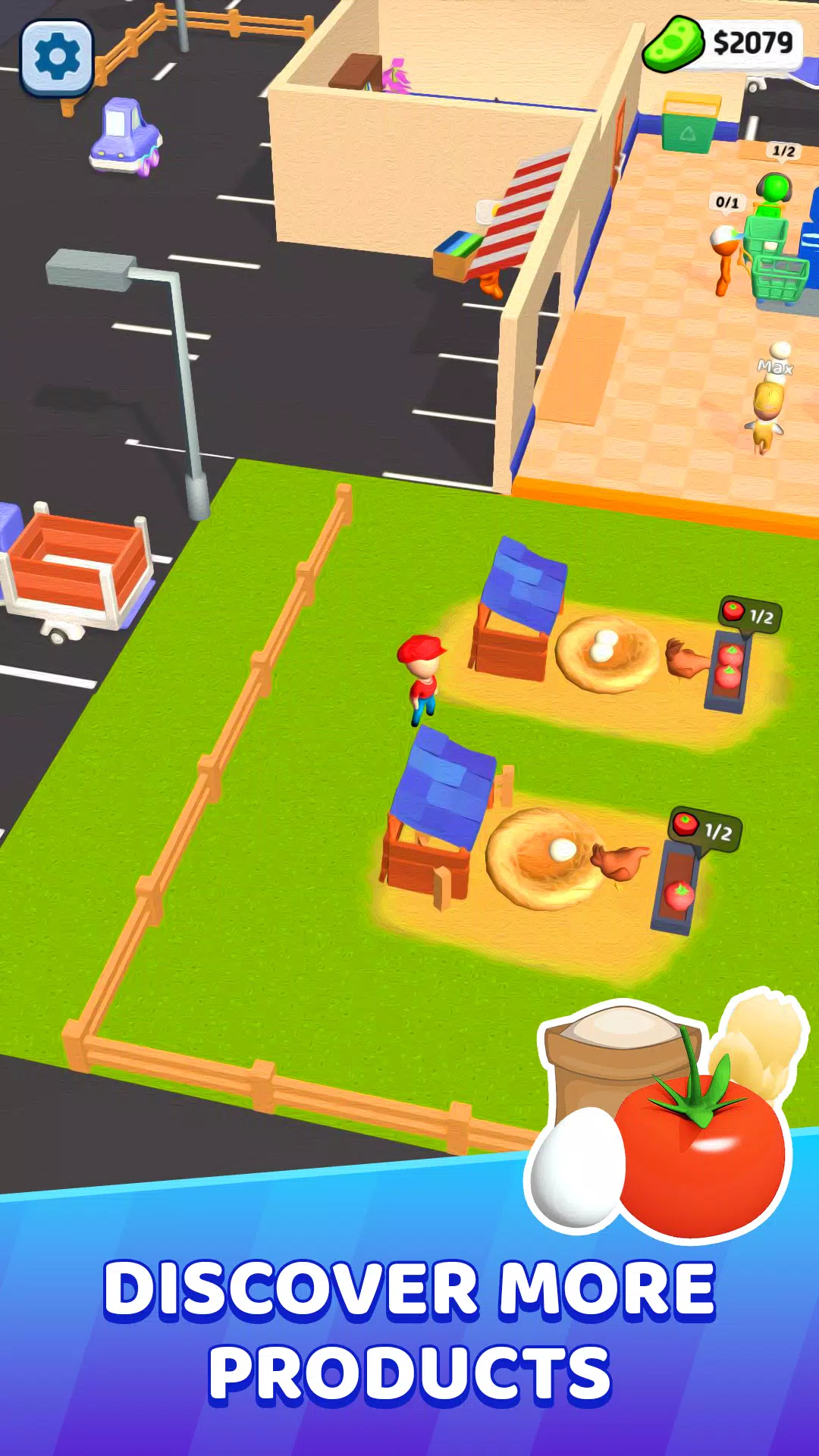 Mart Tycoon Supermarket game ภาพหน้าจอ 2