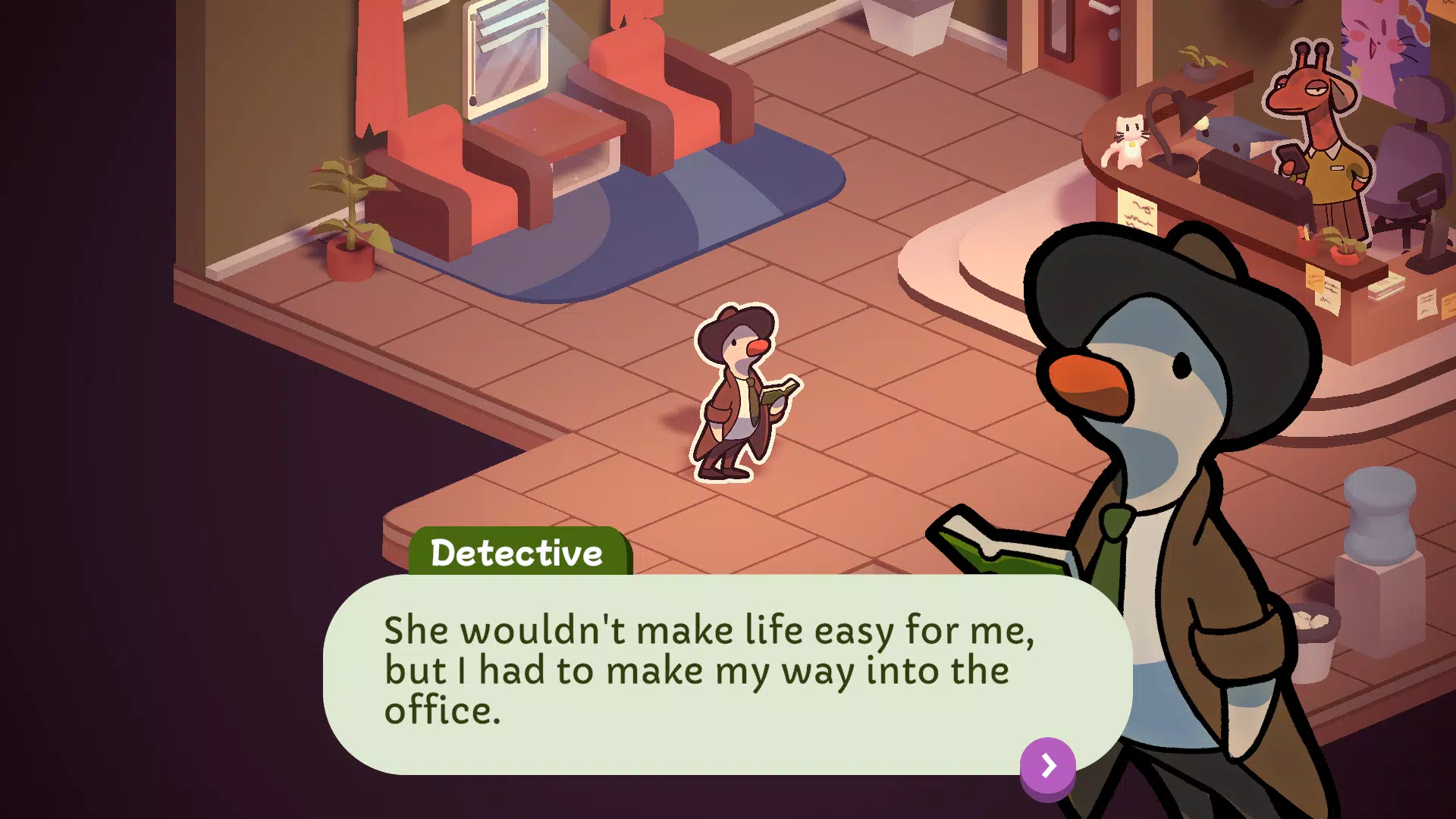 Duck Detective: Secret Salami স্ক্রিনশট 0