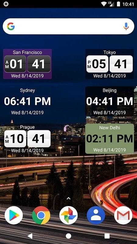 World Clock Widget 2024 Pro應用截圖第1張