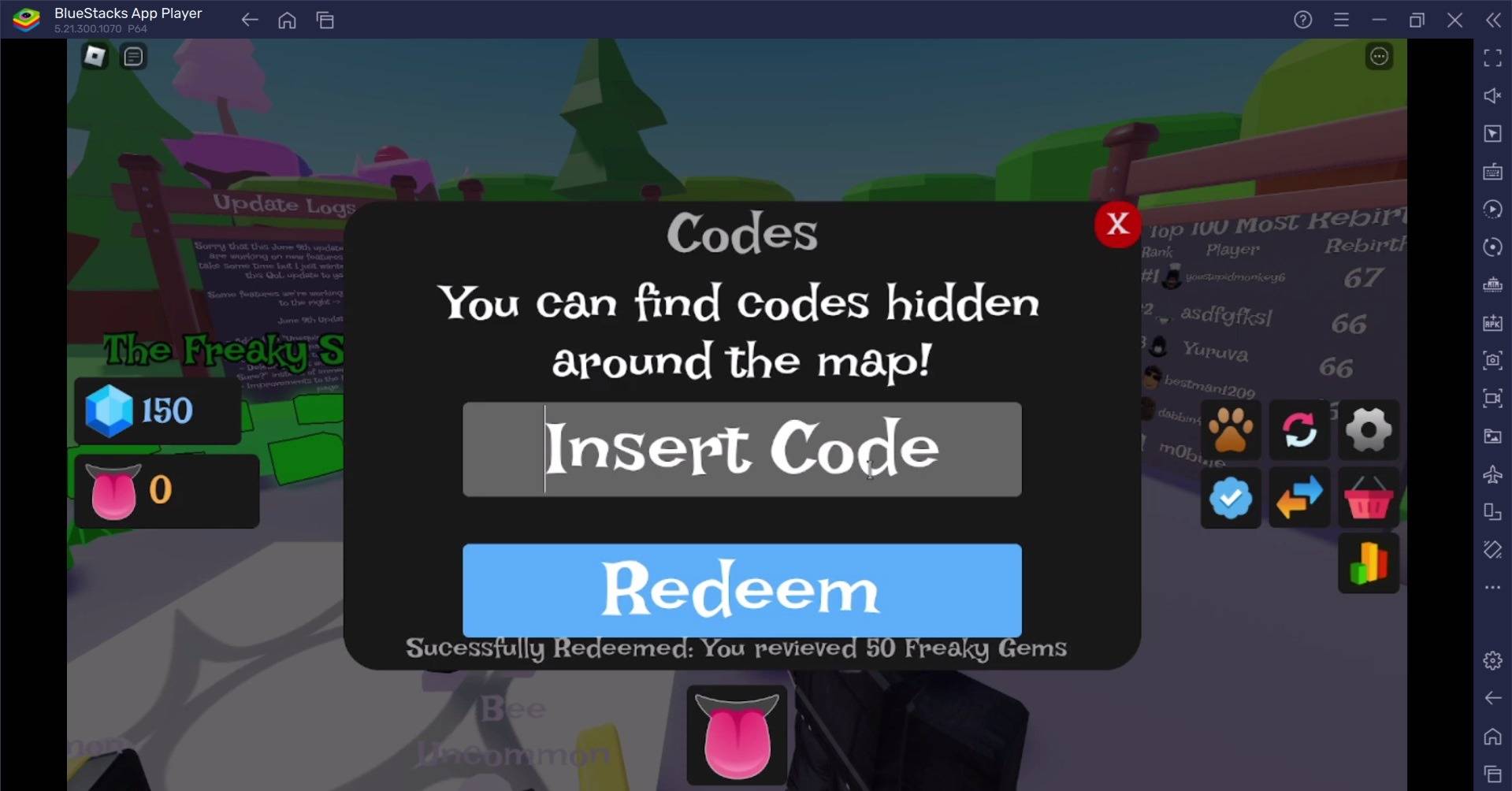 Freaky Simulator Roblox Codes- Semua Kod Penebusan Kerja Januari 2025