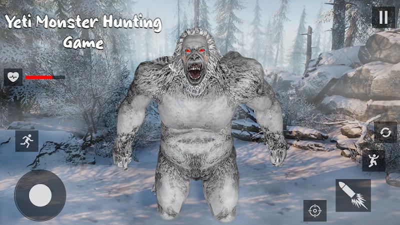 Bigfoot Yeti Hunt & Survival Captura de pantalla 2