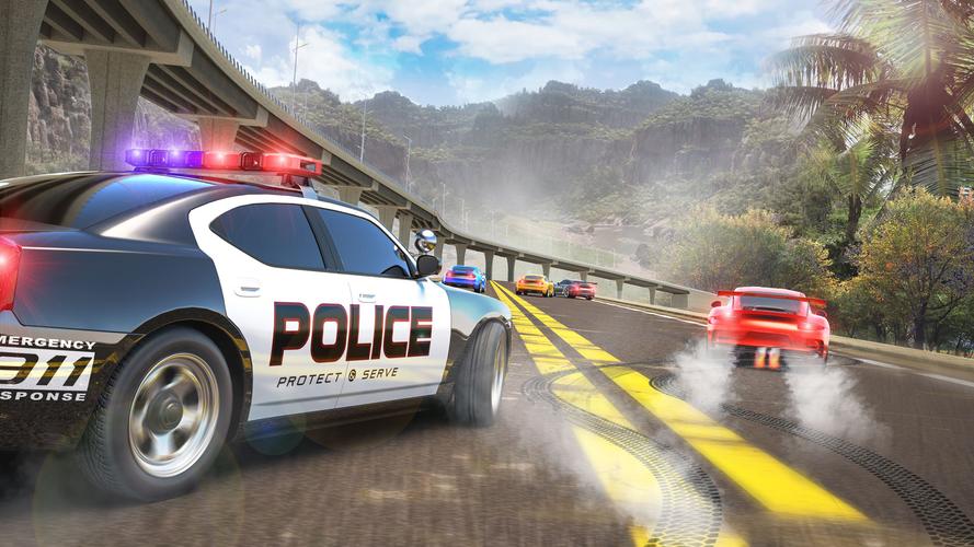 Police Car Chase: Police Games Скриншот 1