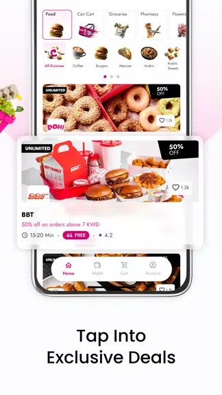 Cari: The best food delivered Captura de tela 2