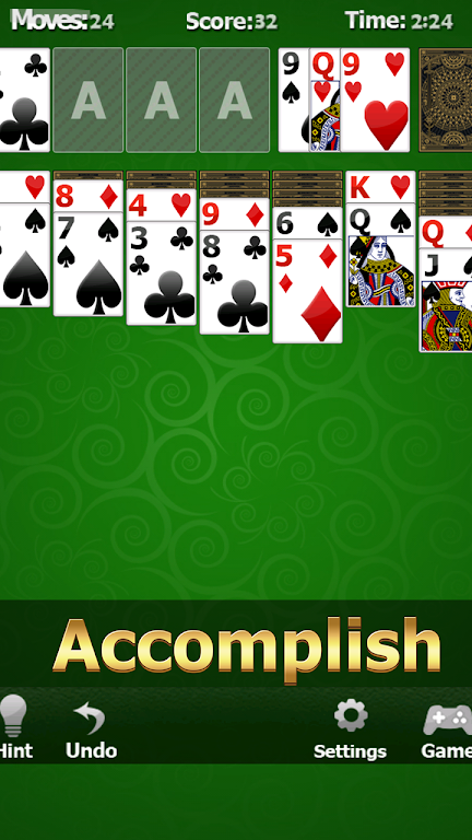 Solitaire Free Cell Скриншот 1