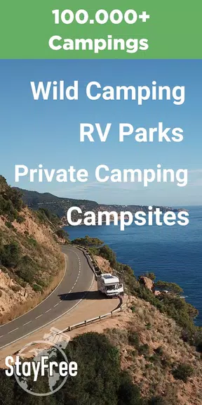 StayFree: Vanlife & Camping Captura de pantalla 0