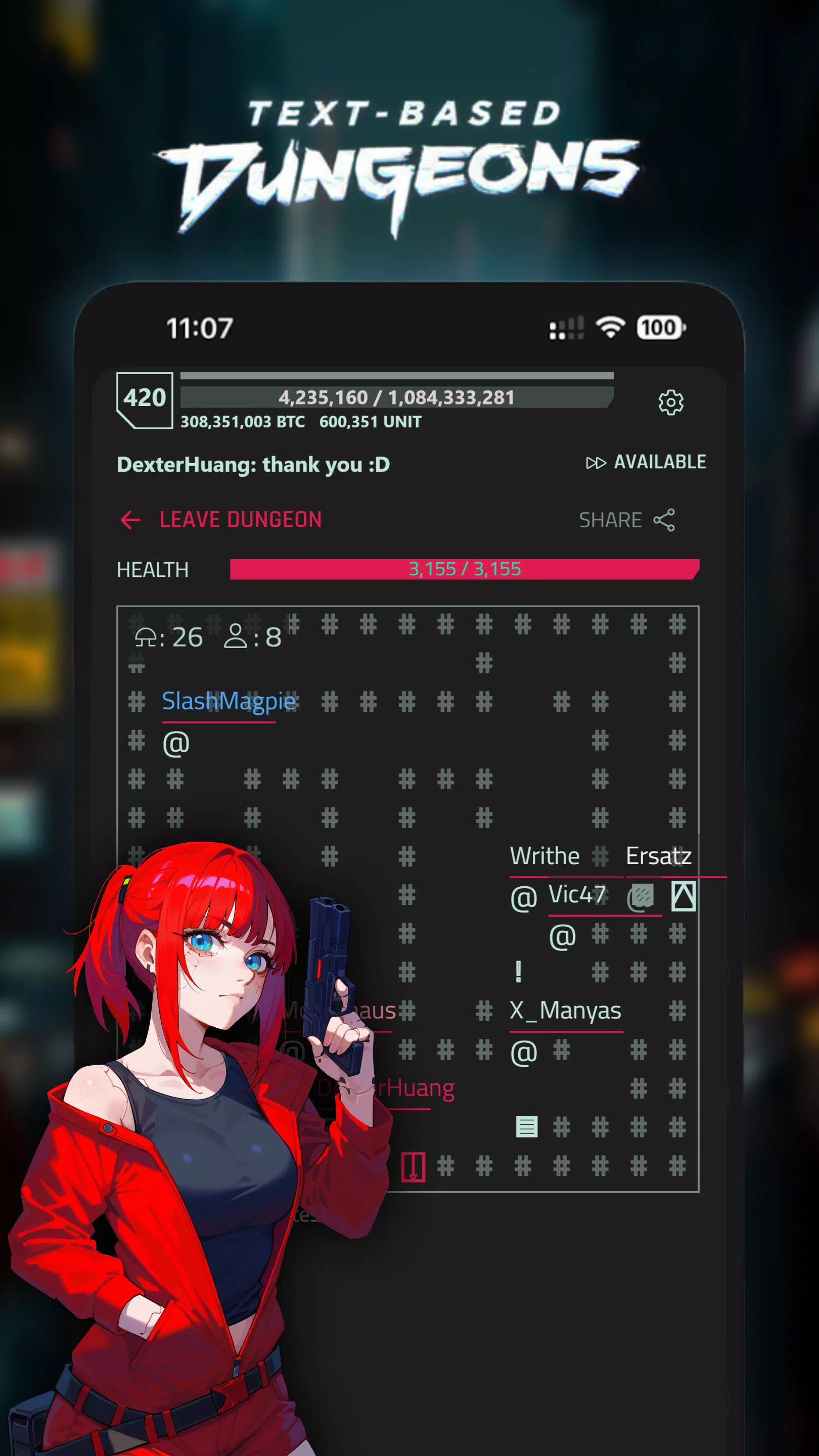 CyberCode: Cyberpunk MMORPG ภาพหน้าจอ 1