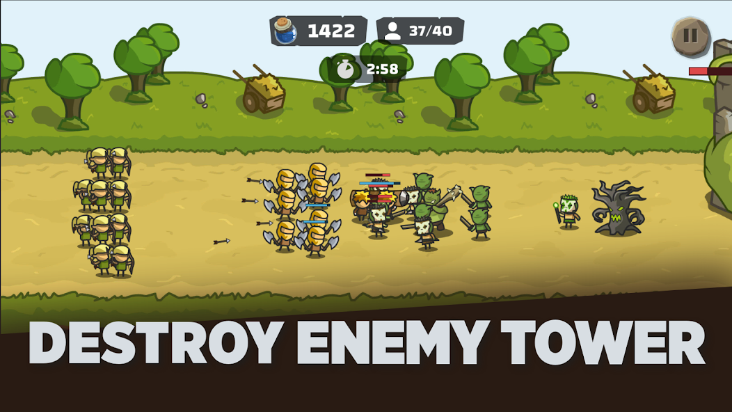 Tower Royale: Stick War Online Screenshot 0