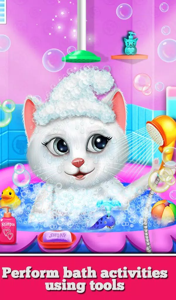 Kitty Nail Salon Daycare Cute स्क्रीनशॉट 1