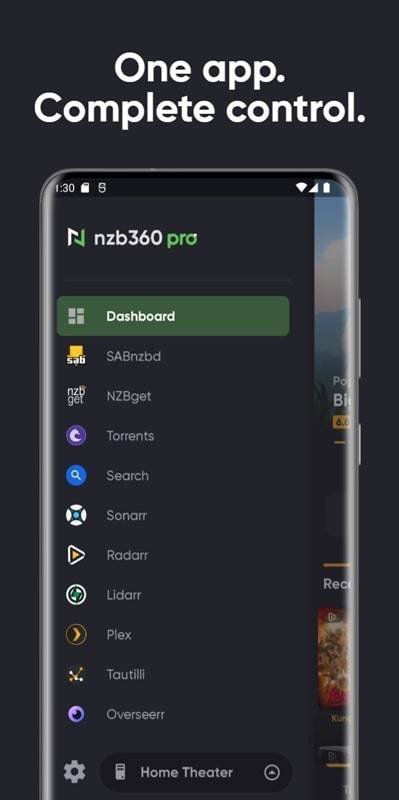 nzb360 - Sonarr / Radarr / SAB Screenshot 2