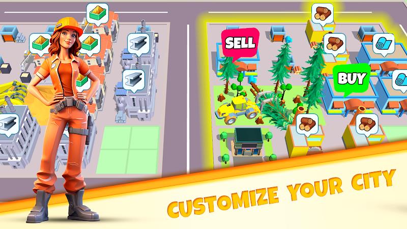 City Building Games Tycoon Ekran Görüntüsü 0