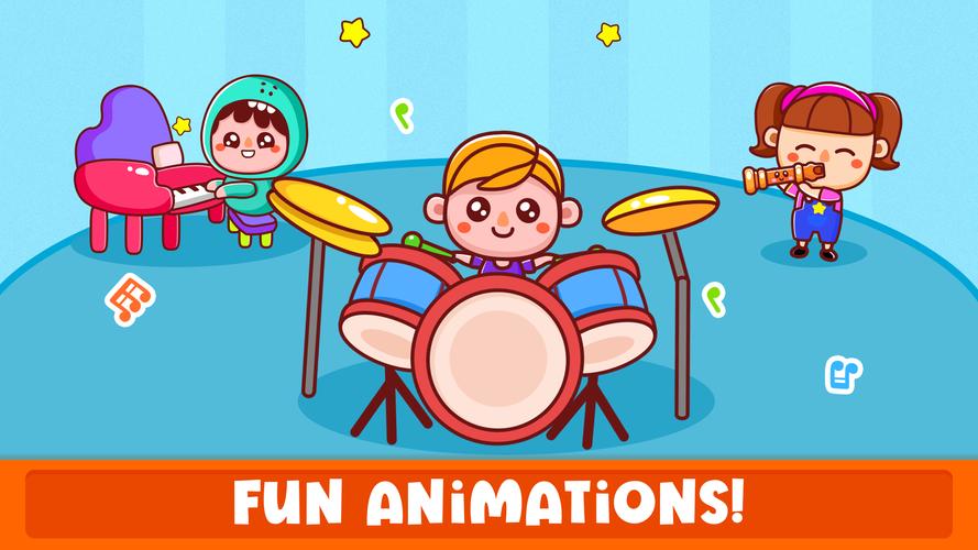 Piano Kids Toddler Music Games Captura de tela 2