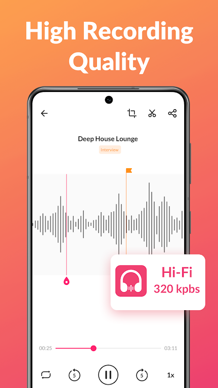 Voice Recorder & Voice Memos Mod Zrzut ekranu 2