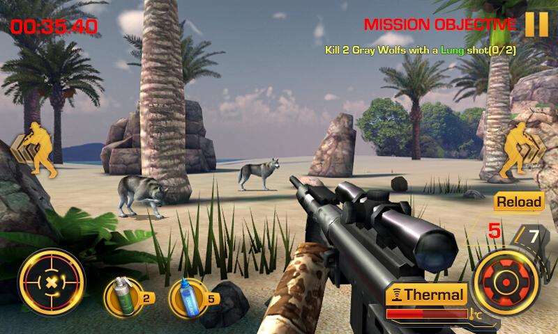 Wild Hunter 3D Mod ဖန်သားပြင်ဓာတ်ပုံ 1