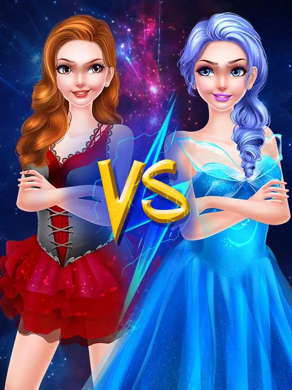 Fairy Dress Up VS Witch Makeup Captura de pantalla 0