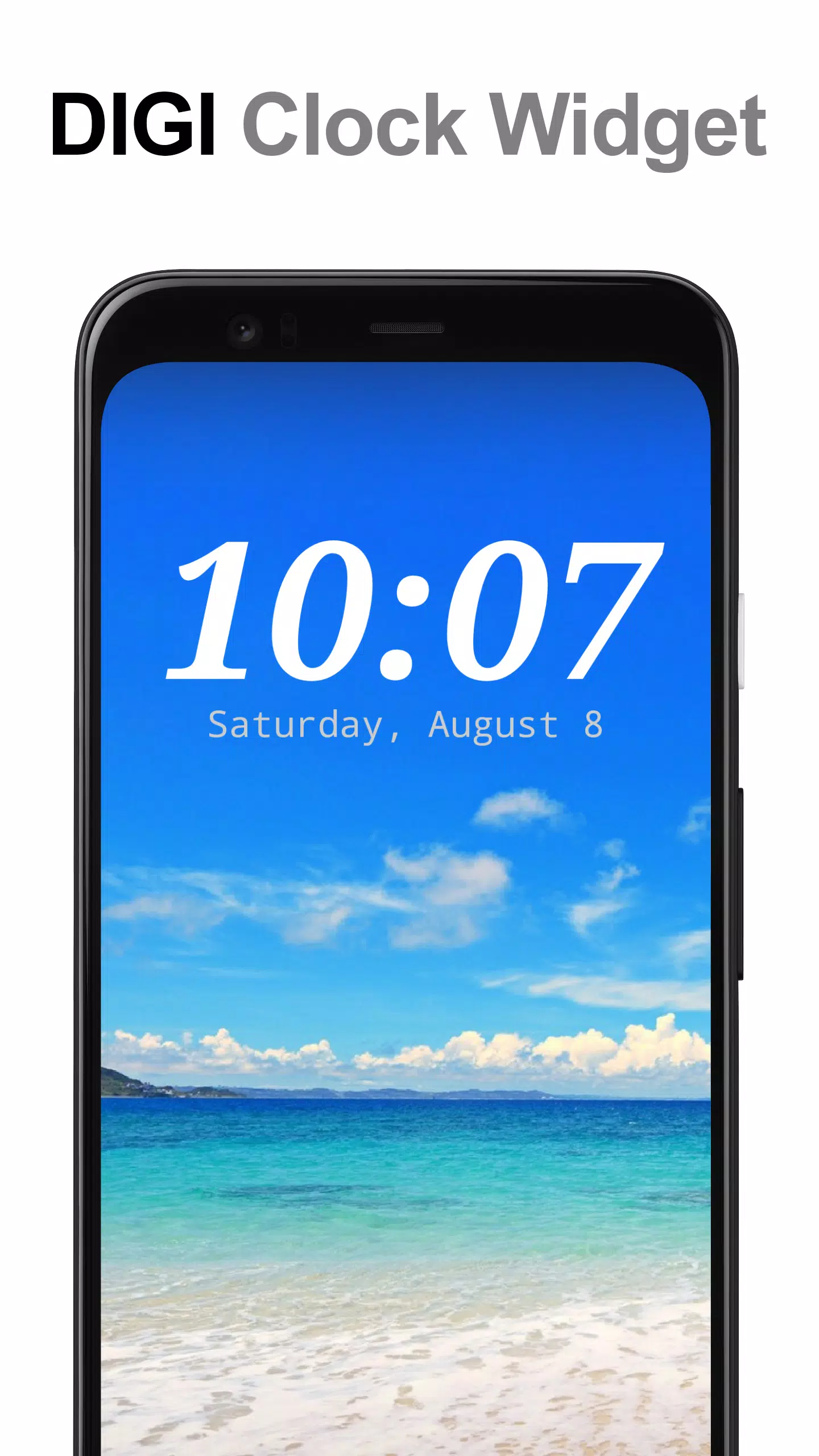 DIGI Clock Widget Capture d'écran 0