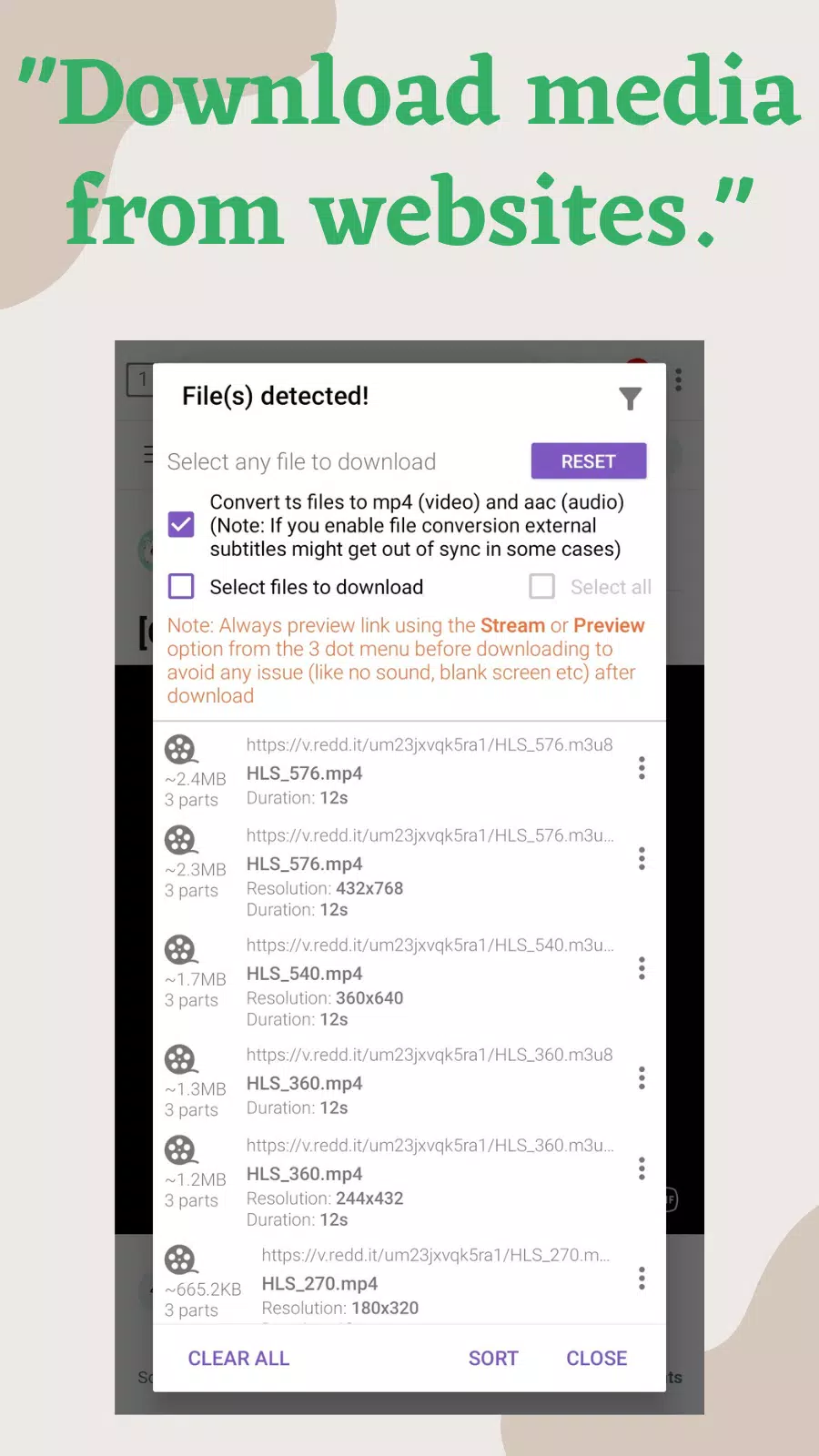 1DM: Browser & Downloader Screenshot 3