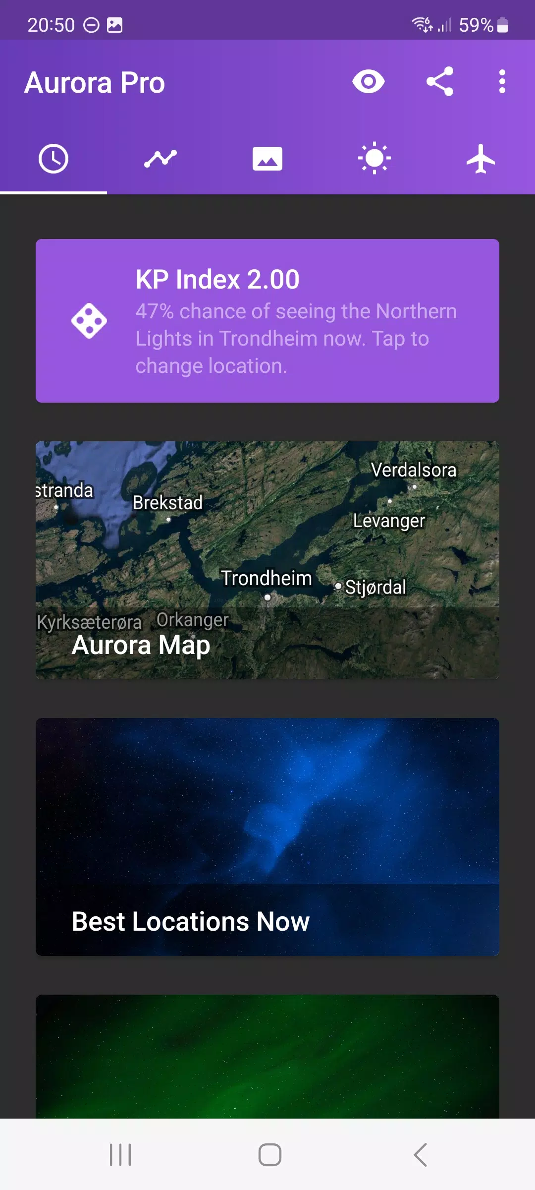 My Aurora Forecast Screenshot 0