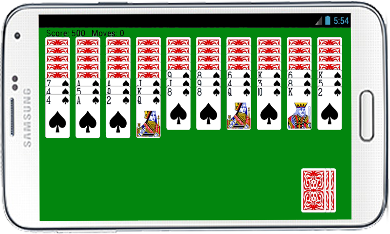 Spider Solitaire Card Game HD by Appsi Zrzut ekranu 2