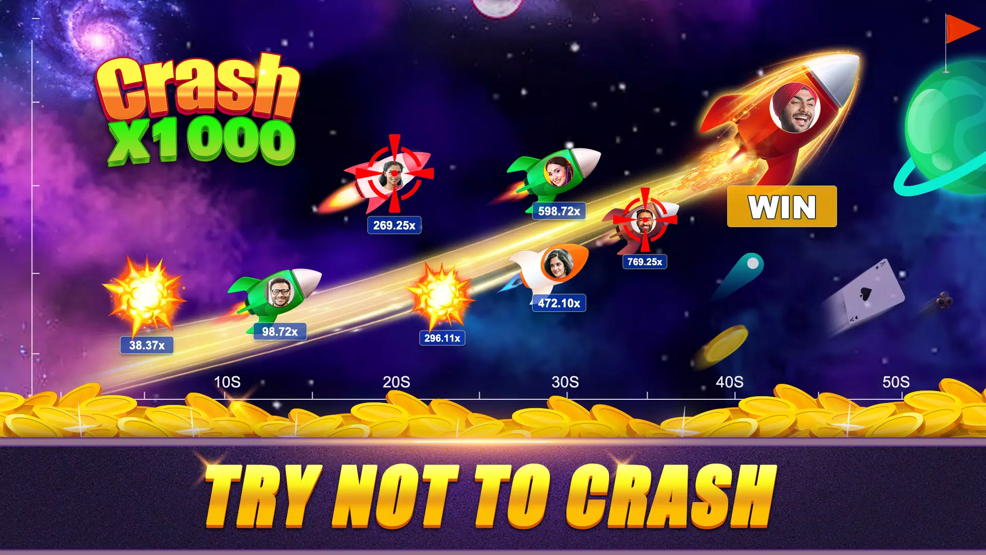 Crash x1000 - Online Poker 스크린샷 2