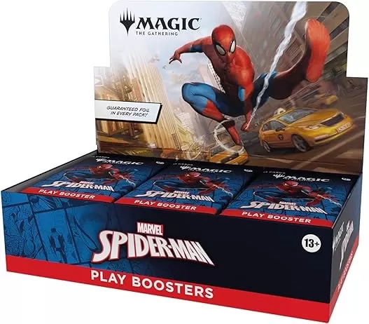 Spider-Man Magic: The Gathering Booster Bajas reabastecido en Amazon hoy