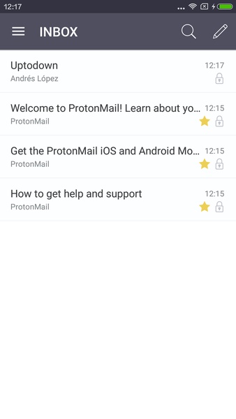 Proton Mail Ảnh chụp màn hình 3