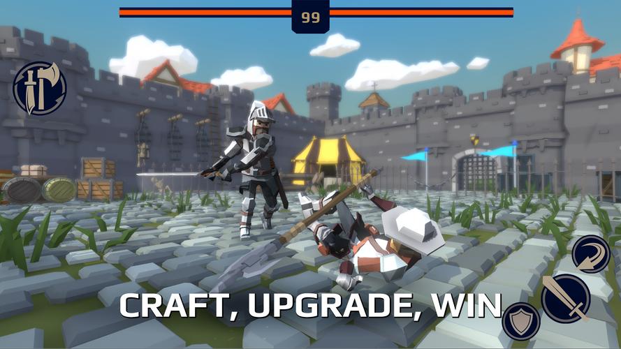 Slash Polygon: Medieval PVP Скриншот 3