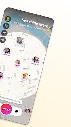 Ping - Finding nearby friends Ảnh chụp màn hình 1