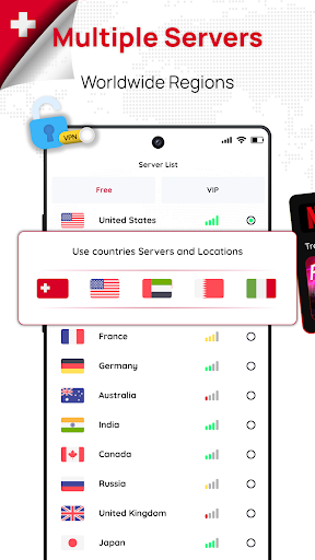 Switzerland VPN: Get Swiss IP スクリーンショット 1