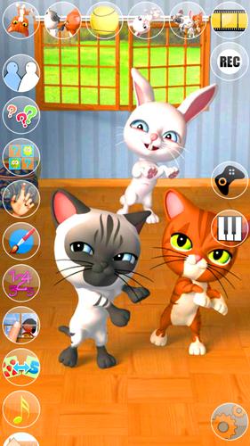 Talking 3 Friends Cats & Bunny應用截圖第2張