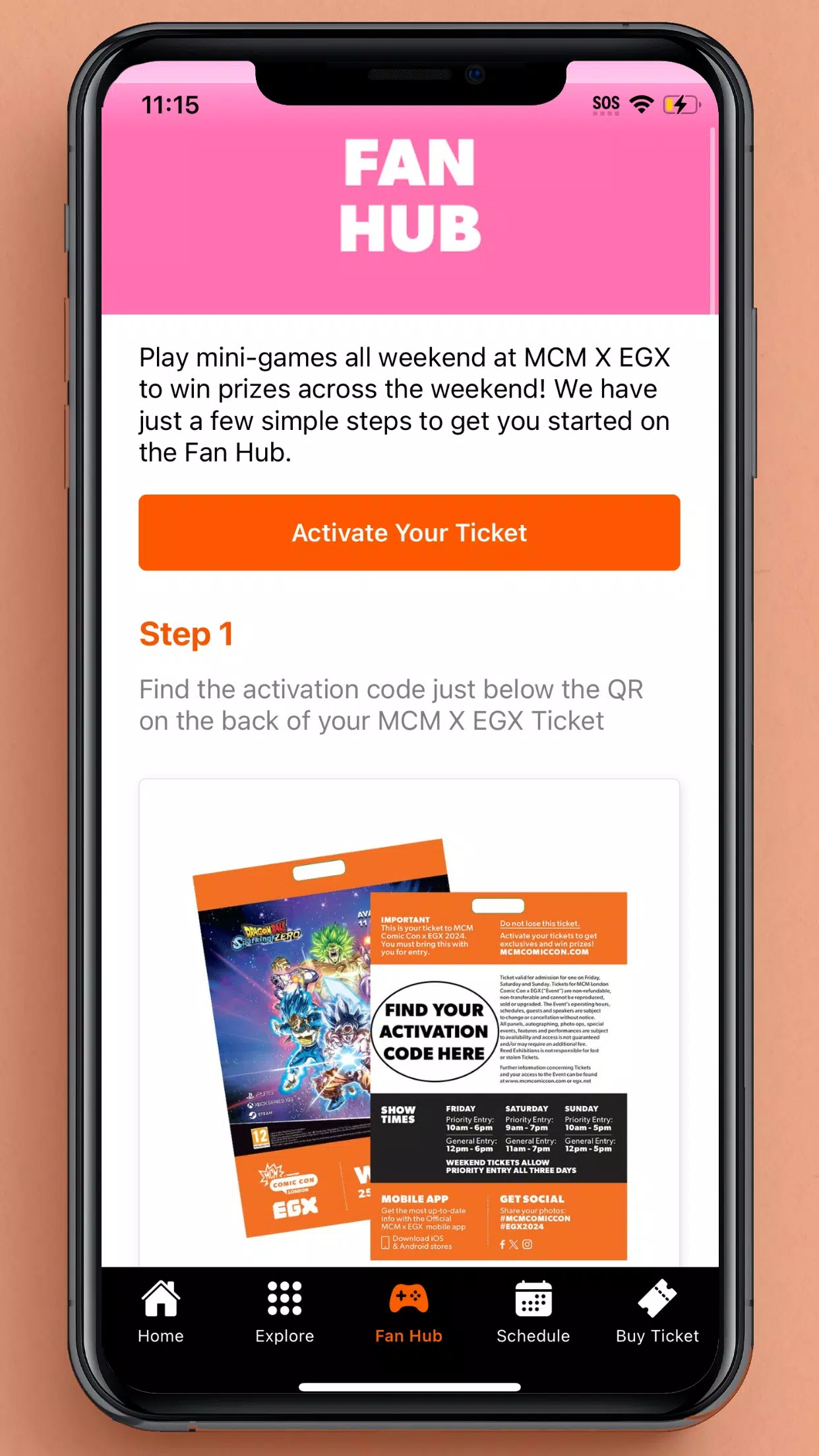 MCM Comic Con X EGX London Schermafbeelding 3