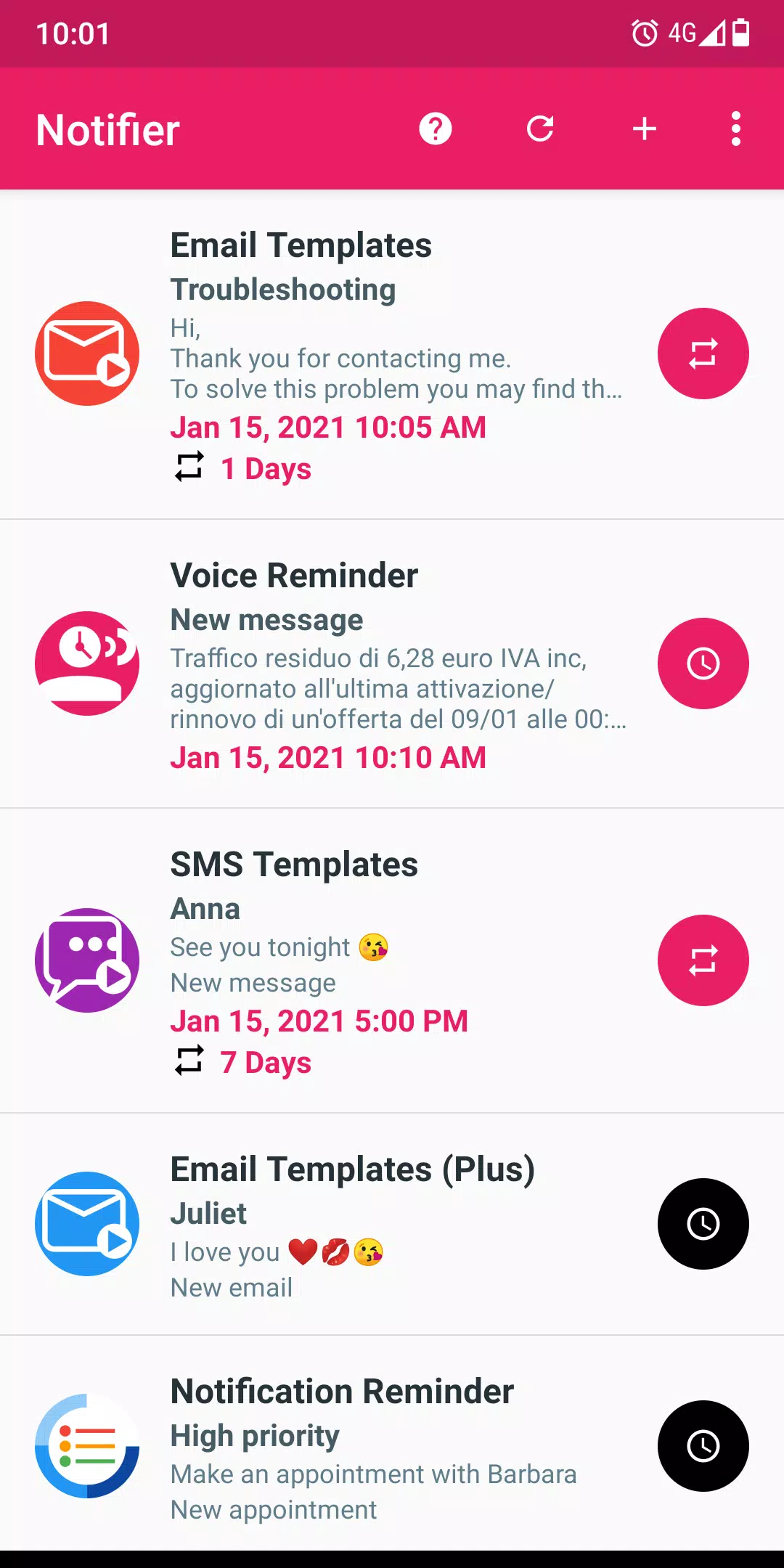 Fake Notifications ภาพหน้าจอ 0