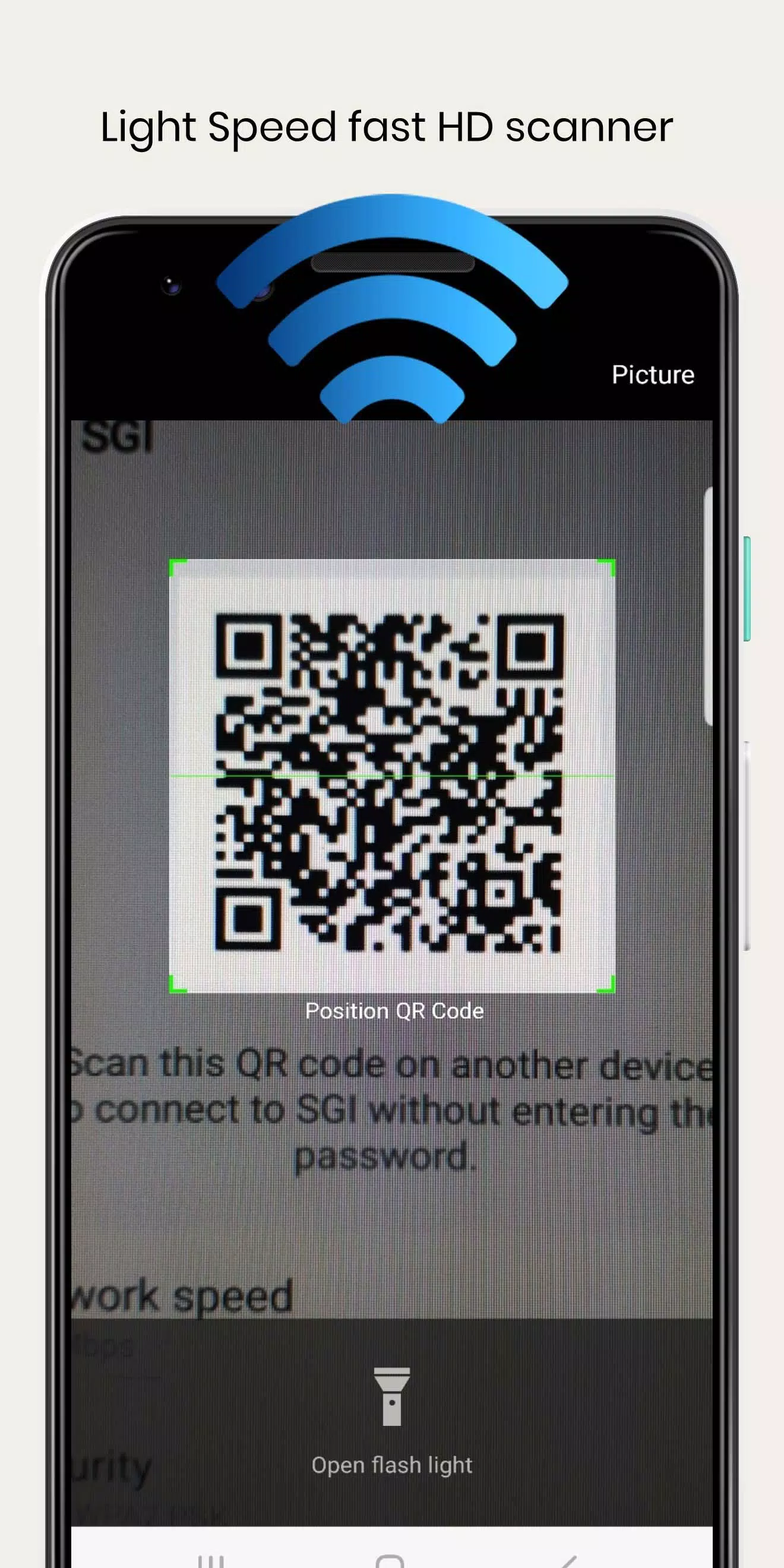 WiFi QrCode Password scanner应用截图第1张