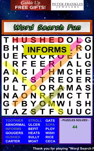 Word Search Scramble Word Find Ảnh chụp màn hình 3