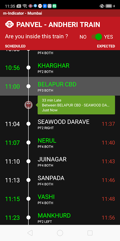 m-Indicator: Mumbai Local應用截圖第1張