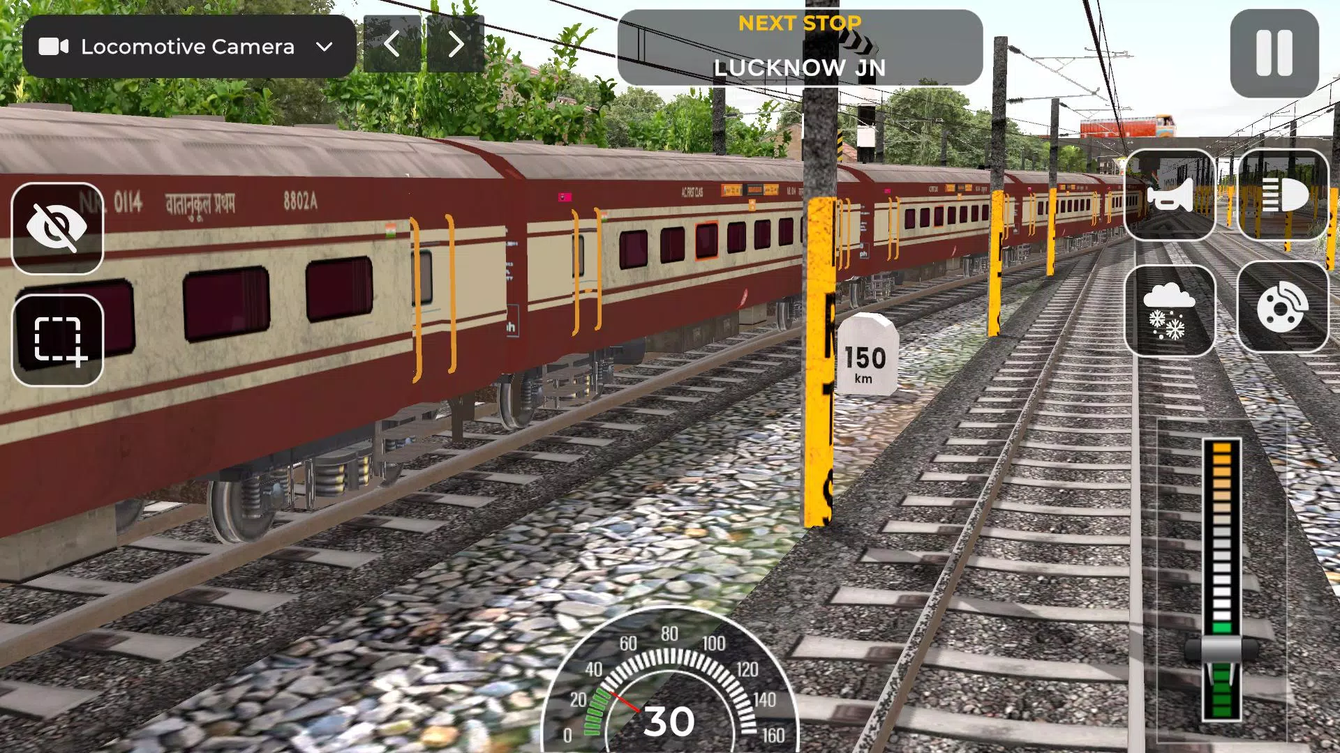 Indian Railway Train Simulator Captura de pantalla 2