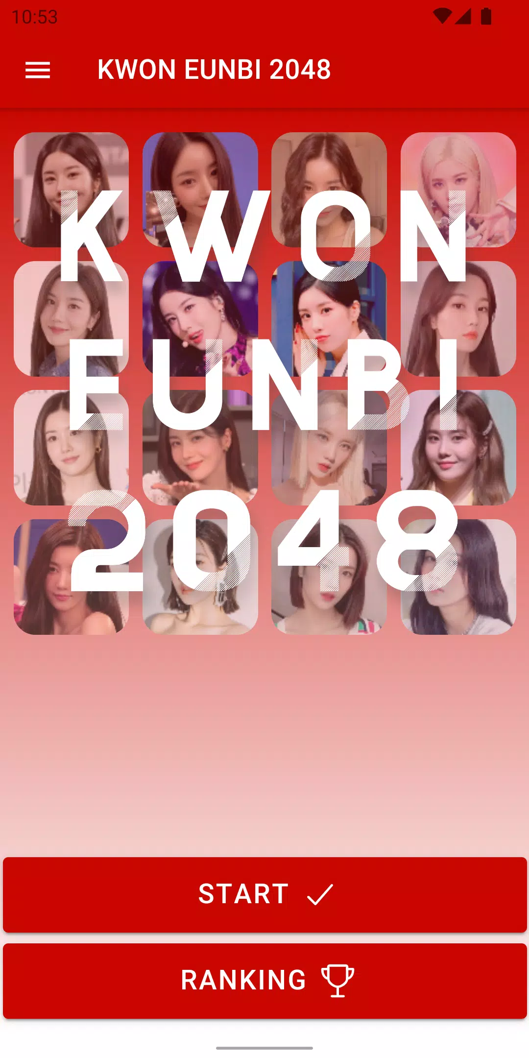 KWON EUNBI 2048 Game ภาพหน้าจอ 0