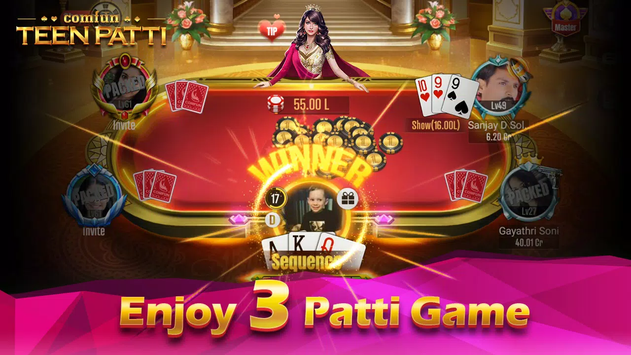 Teen Patti Comfun Card Online Ekran Görüntüsü 3