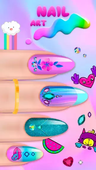 Girls Nail Salon Game:Nail Art應用截圖第2張