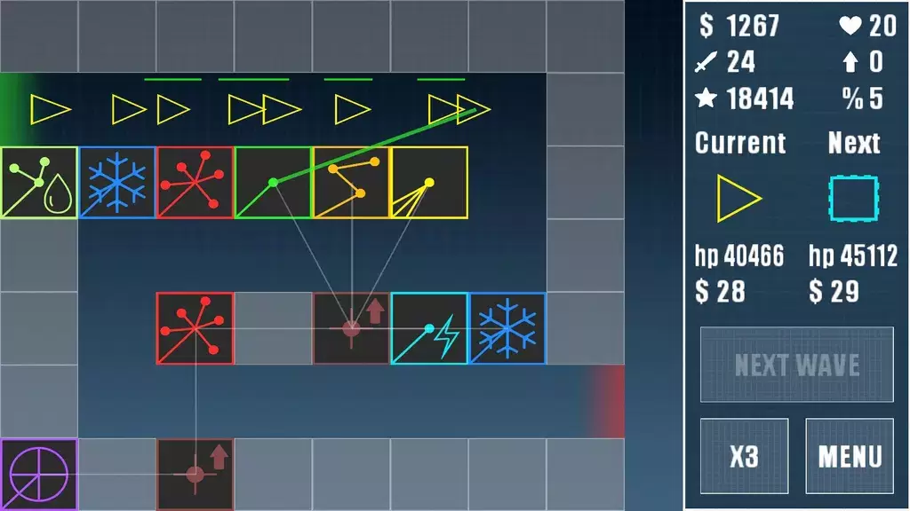 Laser Tower Defense 스크린샷 1