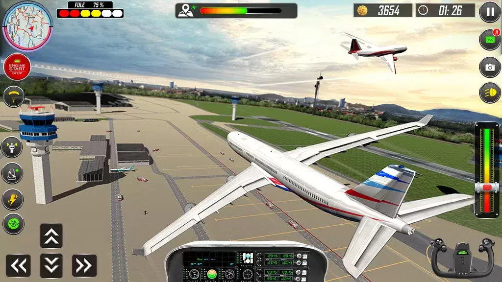 Schermata Real Plane Landing Simulator 2