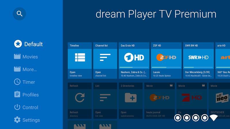 dream Player for Android TV Captura de pantalla 1